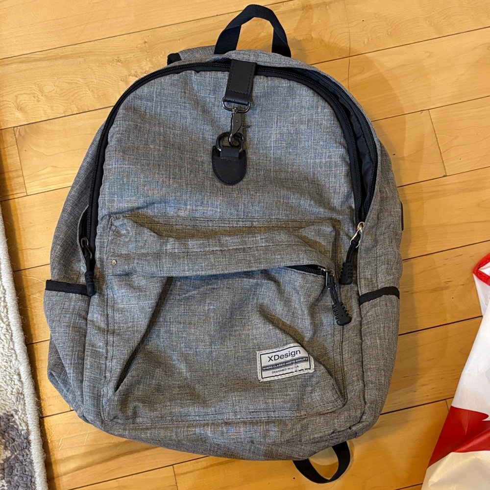 Gray Backpack / Computer bag